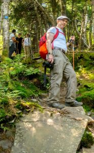 Joe Goldman On his way upDevil's path to the summit of Hunter Mountain.